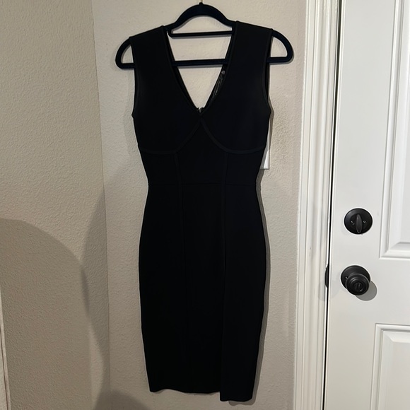 bcbg bodycon bandage dress BCBG Max Azria Blue Bandage Dress Size 6 NWT Bodycon Cocktail Party